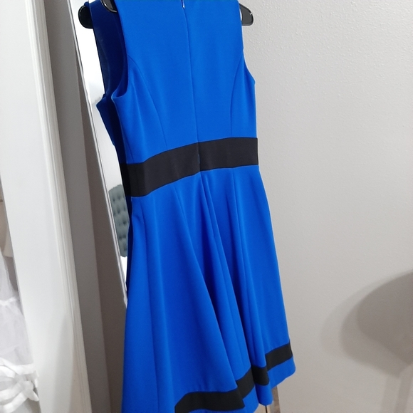Blue Calvin Klein dress size 4 - Picture 2 of 4